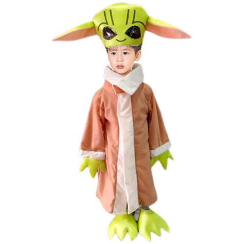 Disfraz Inspirado Baby Yoda Star Wars Cosplay Niños Halloween Accesorio Dia De Muertos Personaje Terror Fiesta Noviembre