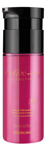  Loção Hidratante Corporal Coffee Woman Seduction 200ml Tipo De Embalagem Pote Fragrância Coffee