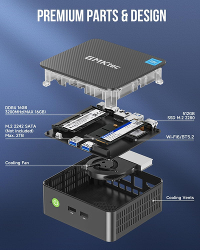 Gmktec G3 Plus Mini Pc, Intel Twin Lake N150 (ngb Ram Actual
