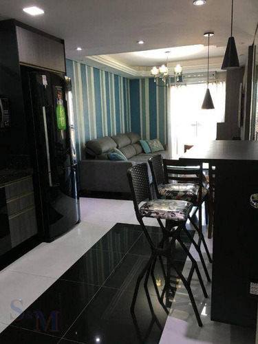 Imagem 11 de 29 de Lindo Apartamento Com 2 Dormitórios À Venda, 52 M² Por R$ 349.000 - Vila Homero Thon - Santo André/sp - Ap1333