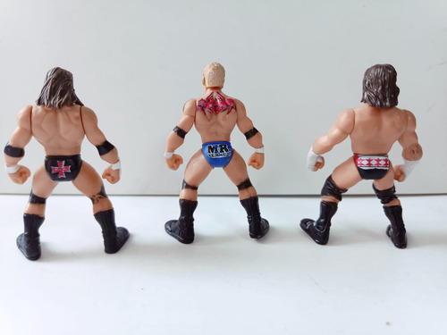Wwe Lote Micro Agression Jakks Pacific Triple H, Khali,hardy (Usado)