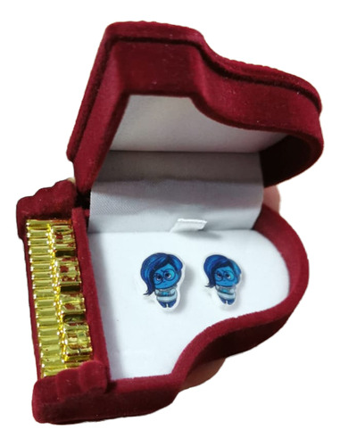 Aretes Intensamente - Tristeza, Furia, Alegría, Envidia, Tds