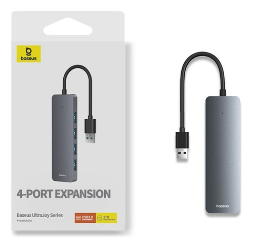 Hub Usb Com 4 Portas Usb 3.0 Compatível Pc Laptop Macbook.