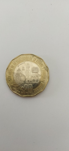 Moneda Conmemorativa De 20 Pesos 500 Años Veracruz