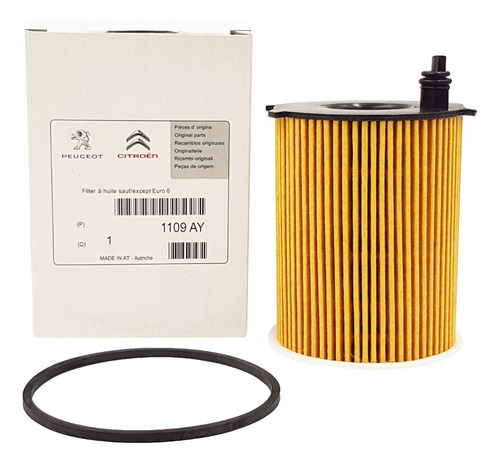 Filtro De Aceite Original Citroen C3 C4 C4 Lounge 1.6 Hdi 8v