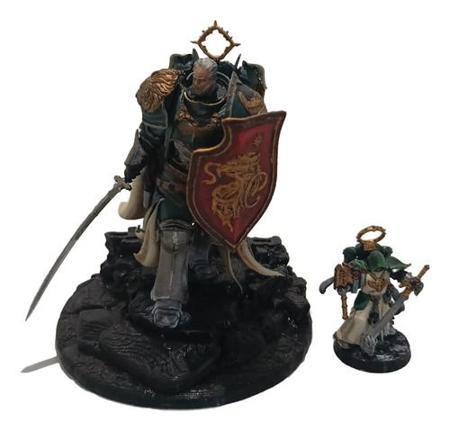 Lion El' Jhonson Warhammer 40k Proxi Impreso En Resina 10cm