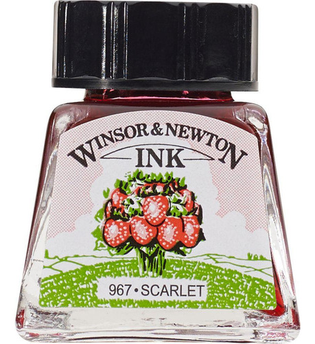 Tinta Para Desenho Winsor & Newton 14ml Scarlet