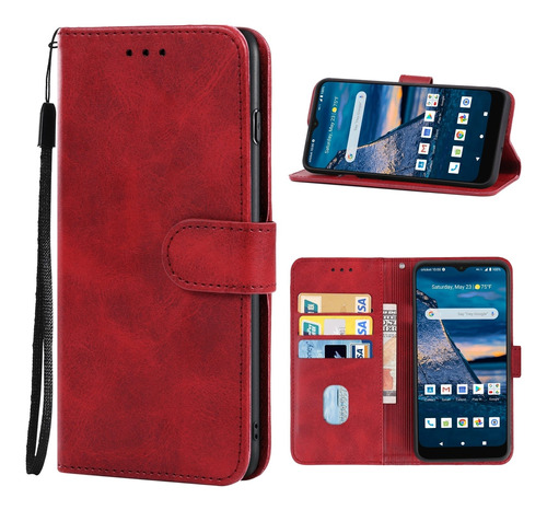 Funda De Piel Para Nokia C5 Endi