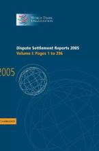 Libro Dispute Settlement Reports 2005 - World Trade Organ...