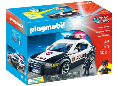 Playmobil 5673 Auto De Policía City Action Original 