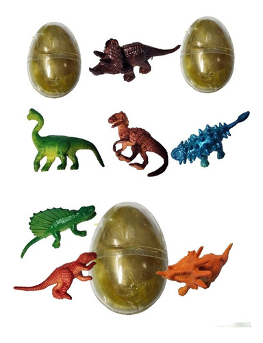 10 Slime Huevo Con Dinosaurio Juguete Piñata Souvenir 