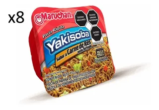 Sopa Maruchan Yakisoba Sabor Carne De Res Teriyaki 113.4g X8