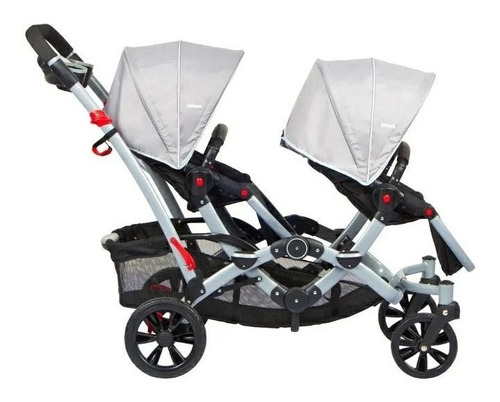 Coche Mellizos Infanti S813 + 2huevitos + 2 Bases Maternelle