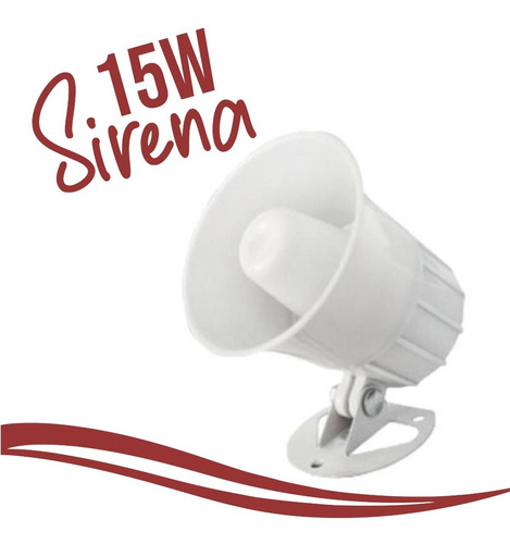 Sirena De 11 Ddb 15w | Pequeña | Potente | Cableada