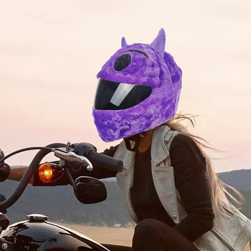 Funda Protector Para Casco Dibalito Morado Bolsa