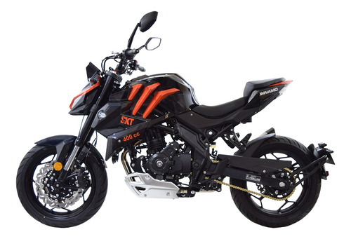 Motocicleta Dinamo Deportiva Skeleton 400cc Naranja