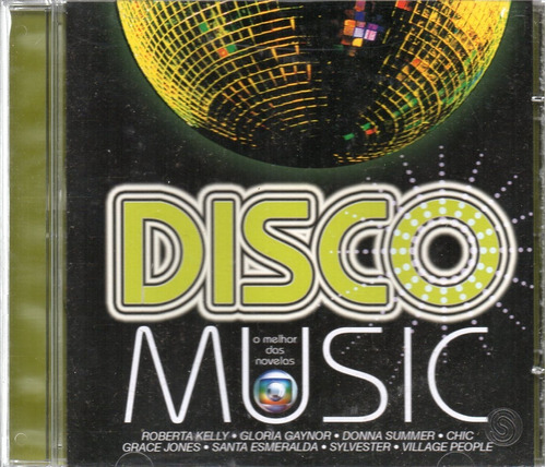 Cd Disco Music - 2006 O Melhor Das Novelas Da Globo