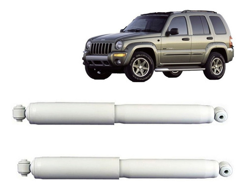 Par Amortiguadores Traseros Para Jeep Liberty 2002 2012