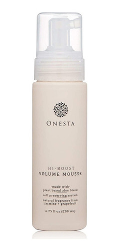 Onesta Hair Care Mousse De Alto Volumen A Base De Plantas Pa