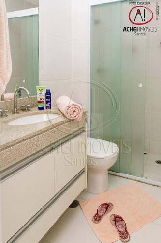 Apartamento Com 2 Dormitórios, 1 Suite E 1 Vaga Coletiva Suficiente À Venda, 68 M² Por R$ 535.000 - José Menino - Santos/sp - Ap10116