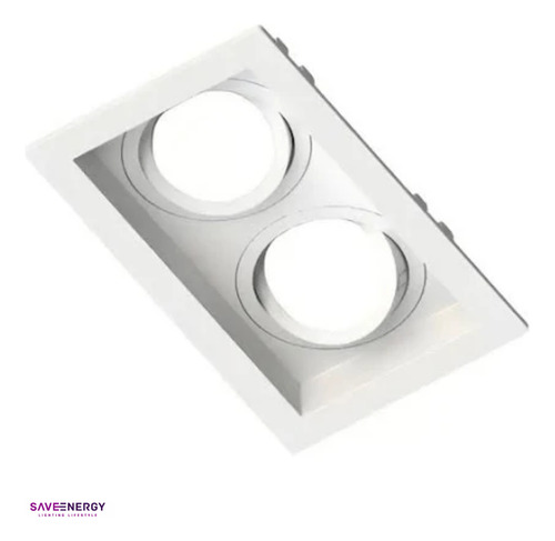 Spot Recuado Duplo Par20 Save Energy Para Embutir 100 Pçs