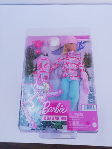 Muñeca Barbie Snowboarder Original.