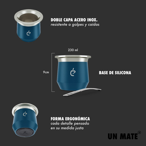 Imagen 4 de 9 de Un Mate - Polar Blue + Bombilla