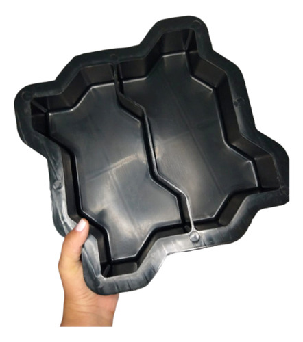 Forma Dupla Bloquete Piso Calçada Paiver 24x10x6 Kit 40uni