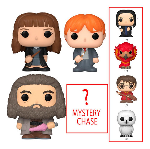 Funko Bitty Pop! Harry Potter - Hermione En Tunica 4 Pack