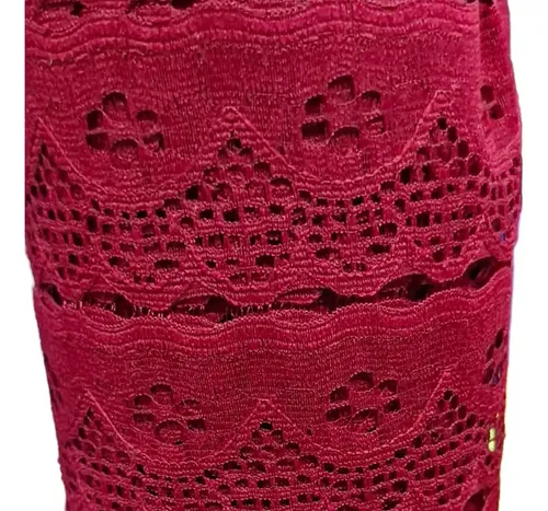Encaje De Tira O Para Rasgar Varios Colores (1 M) Bordó | MercadoLibre