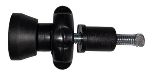Kit Manipulo 4 Peças Para Cerca Grade/portão Proteção Pet Cor Preto