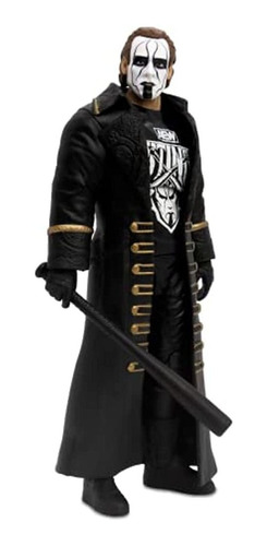 All Elite Wrestling - Figura Sting De 6 Pulgadas Con Accesor