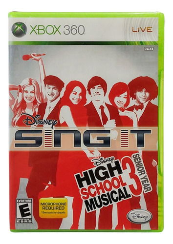 Disney Sing It High School Musical 3 Senior Year Xbox 360 (Usado)