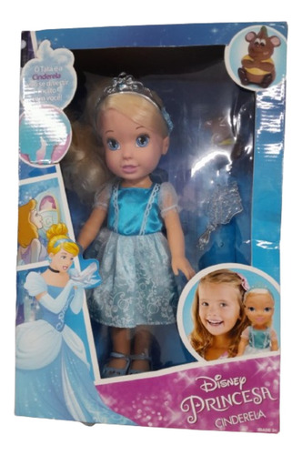 Boneca Princesa Cinderela C/ Tatá 35cm- Leia A Descrição