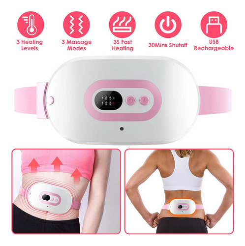 Massageador Menstrual De Aquecimento Elétrico Para Mulheres