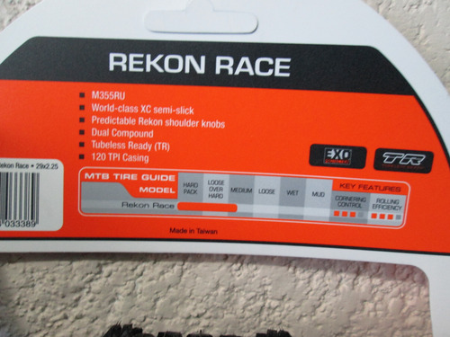 2 X Maxxis Rekon Race Dual Compound Exo Protection Tlr