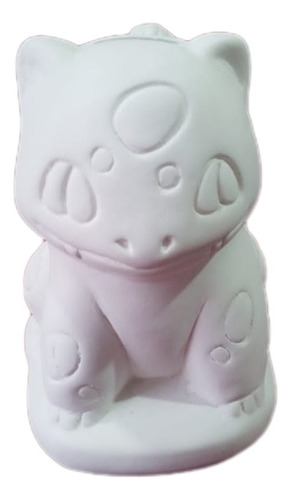 Bulbasaur,figura De Pokémon En Blanco,para Pintar. Alcancía