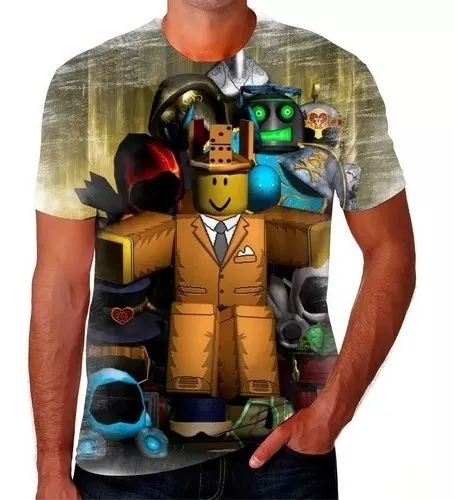 Camiseta Camisa Roblox Personagens Jogos Envio Rápido