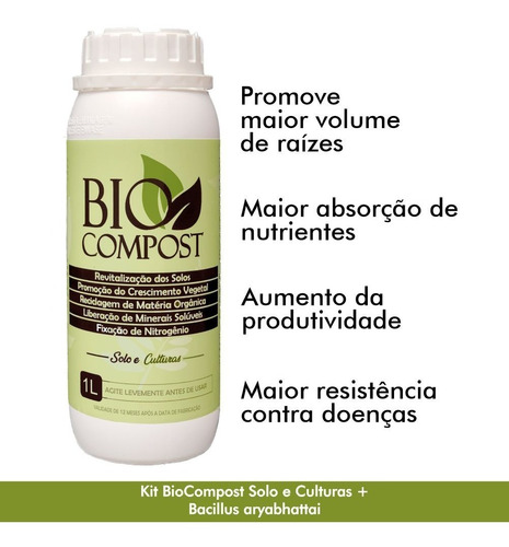Biocompost Azospirillum + Bacillus Aryabhattai (4kits)