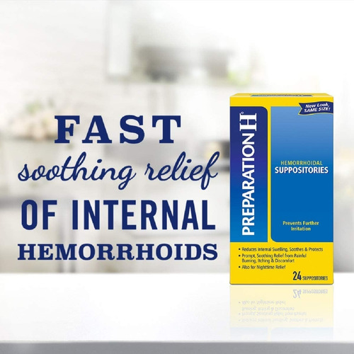 Preparation H Supositorios Para Tratamiento Hemorroides