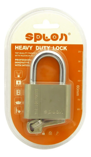 Candado 60 Mm Splon Top Security Padlock