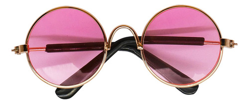 Yaodhaod Pet Gafas De Sol Clásico Retro Circular Metal Pr...