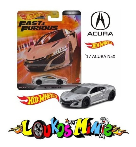 Hot Wheels ´17 Acura Nsx Velozes Furiosos Fast Furious 5/5