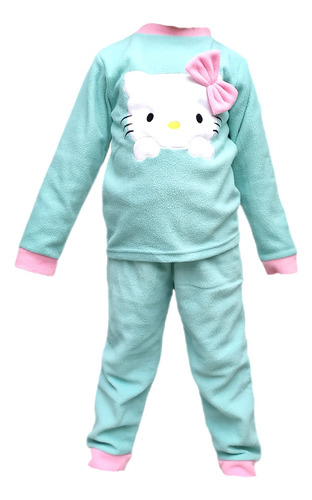Pijama Para Niña Hello Kitty De Micropolar Súper Abrigador