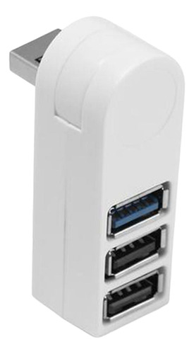 Universal 3 Puertos Mini Usb 3.0 Hub 270 Grados Giratorio