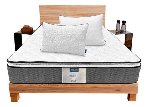 Colchón Queen Size Restonic + Almohadas Memory Foam Gratis