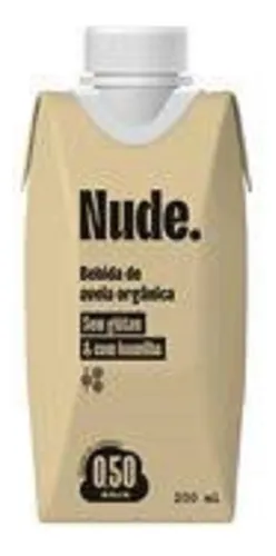 Bebida De Aveia Orgânica Com Baunilha Nude 200ml
