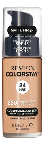 Base De Maquillaje Revlon Colorstay Makeup Cutis Mixto/graso Tono Beige