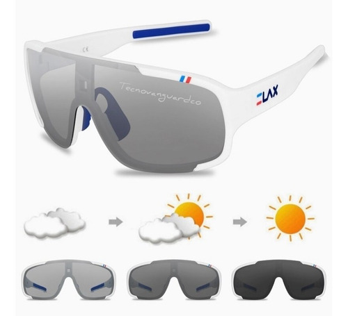 Imagen 1 de 8 de Gafas Ciclismo Filtro Uv400 Deportivas Fotocromáticas Pro