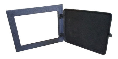 Imagen 3 de 10 de Puerta Horno Barro Fogonera Fundicion Chica Envío Gratis